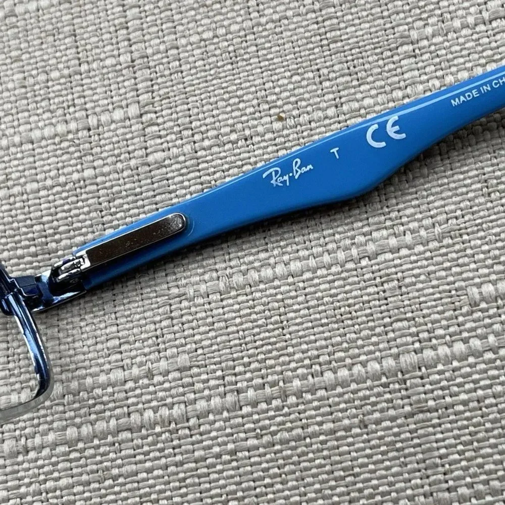 Ray-Ban Youth Kids Eyeglasses Frame Silver/Blue Glasses Rb1027 45[]16 125